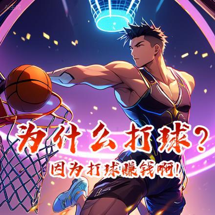 为什么打球?因为打球赚钱啊!